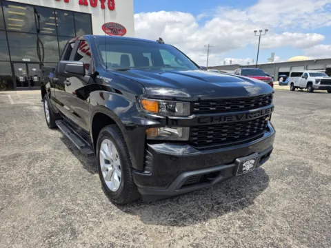 Black 2020 CHEVROLET SILVERADO 1500 CUSTOM for sale in Abilene, TX