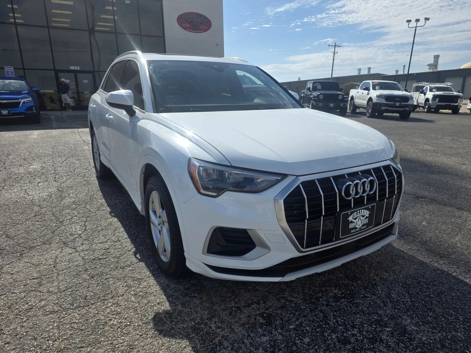 White 2020 AUDI Q3 PREMIUM for sale in Abilene, TX