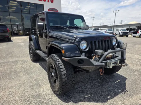 Black 2015 JEEP WRANGLER SAHARA for sale in Abilene, TX