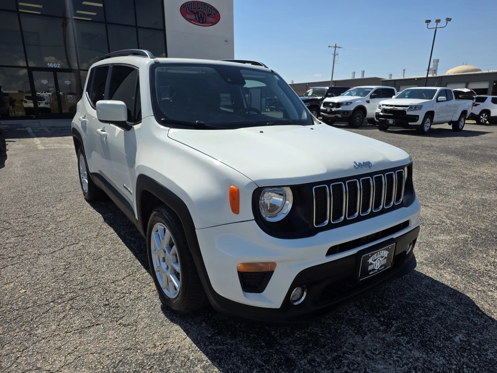 White 2021 JEEP RENEGADE LATITUDE for sale in Abilene, TX
