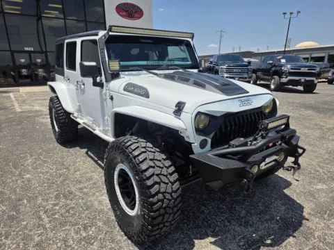 White 2012 JEEP WRANGLER UNLIMI SPORT for sale in Abilene, TX