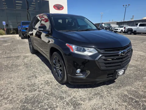 Black 2021 CHEVROLET TRAVERSE RS for sale in Abilene, TX