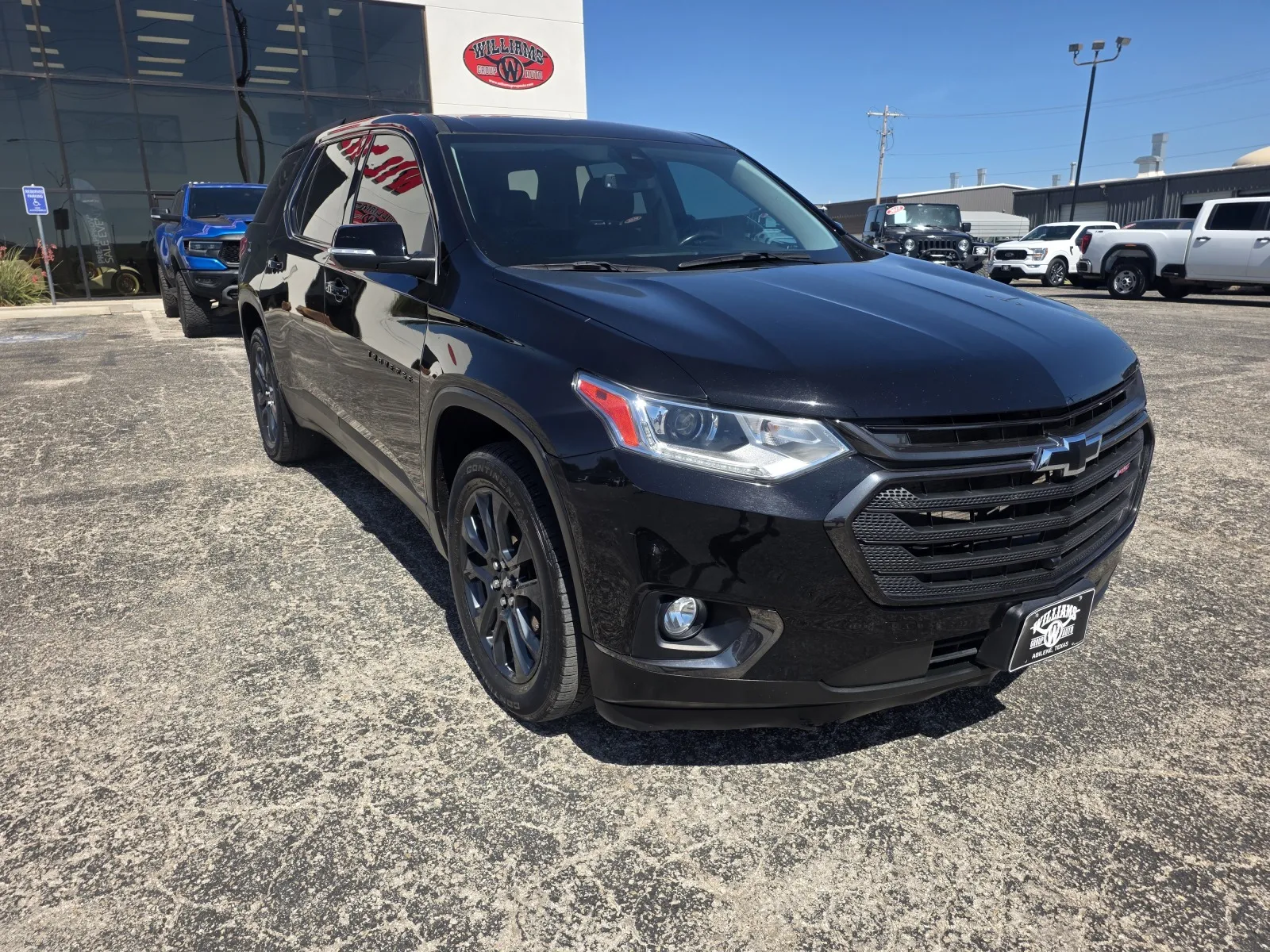 Black 2021 CHEVROLET TRAVERSE RS for sale in Abilene, TX