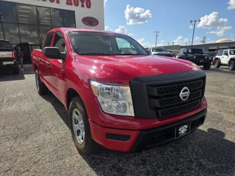 Red 2022 NISSAN TITAN S for sale in Abilene, TX