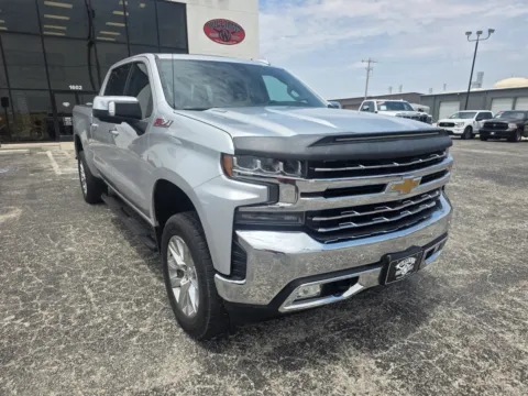 Silver 2020 CHEVROLET SILVERADO 1500 LTZ for sale in Abilene, TX