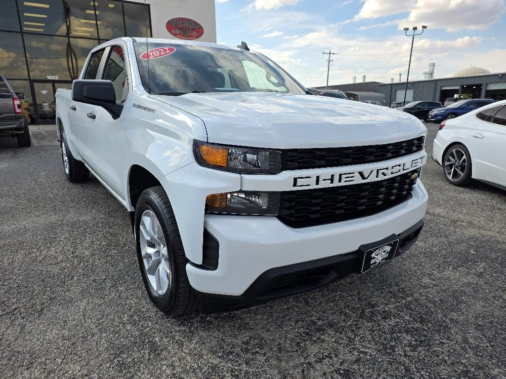 White 2022 CHEVROLET SILVERADO LTD 1 CUSTOM for sale in Abilene, TX