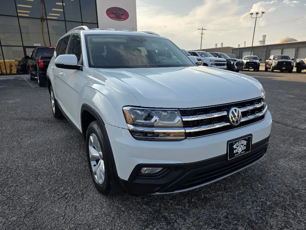 White 2019 VOLKSWAGEN ATLAS SE for sale in Abilene, TX