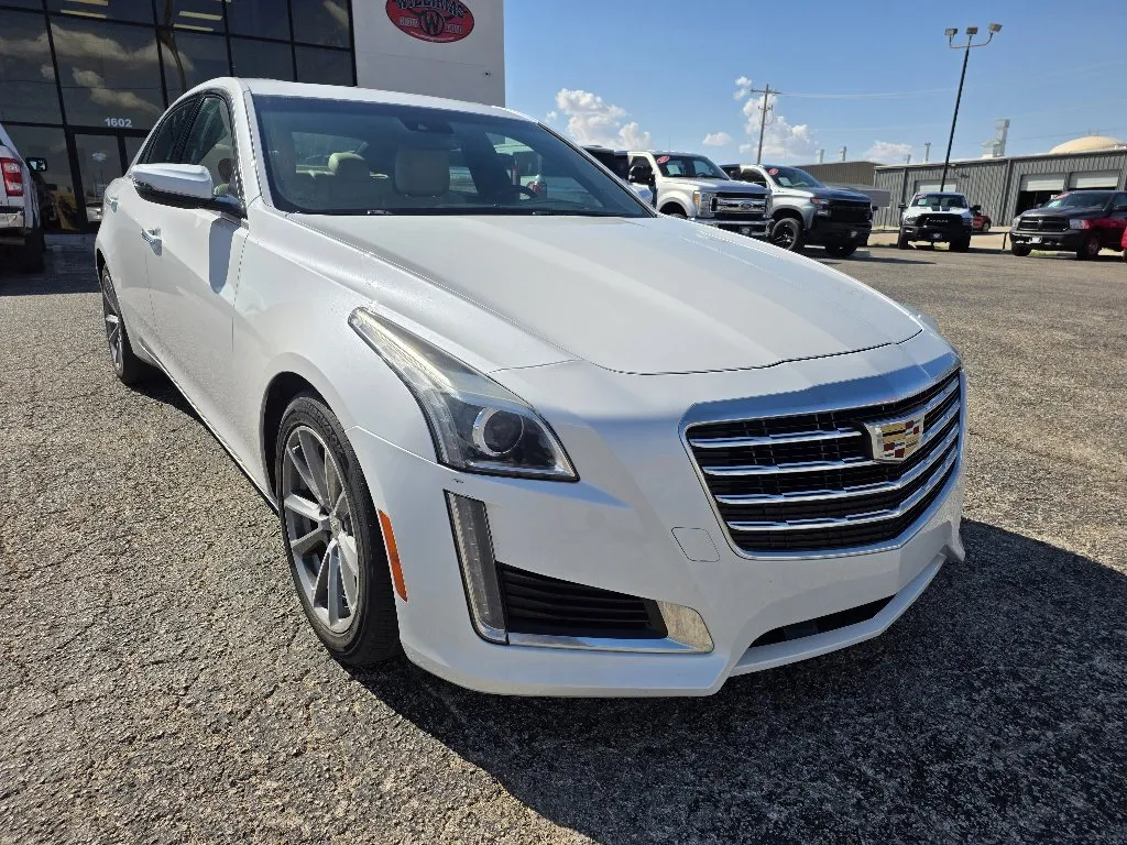 White 2018 CADILLAC CTS LUXURY for sale in Abilene, TX