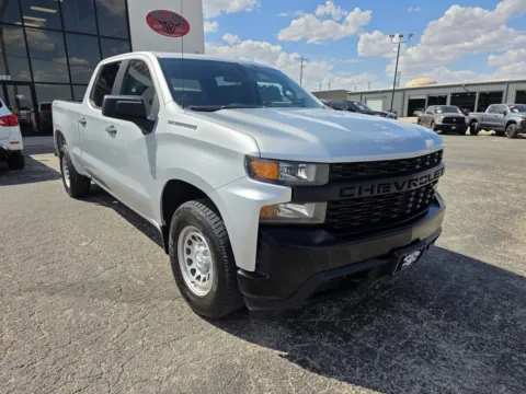Silver 2019 CHEVROLET SILVERADO 1500 Work Truck for sale in Abilene, TX