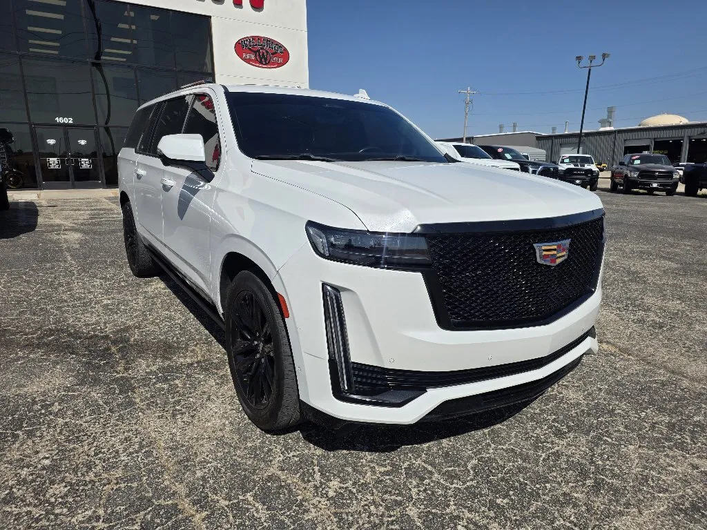 White 2021 CADILLAC ESCALADE ESV SPORT for sale in Abilene, TX