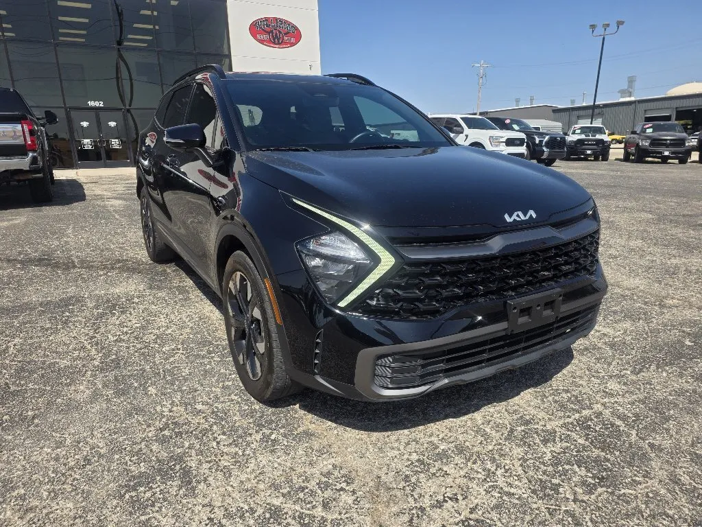 Black 2023 KIA SPORTAGE X LINE for sale in Abilene, TX