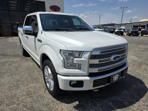 White 2015 FORD F-150 SUPERCREW for sale in Abilene, TX