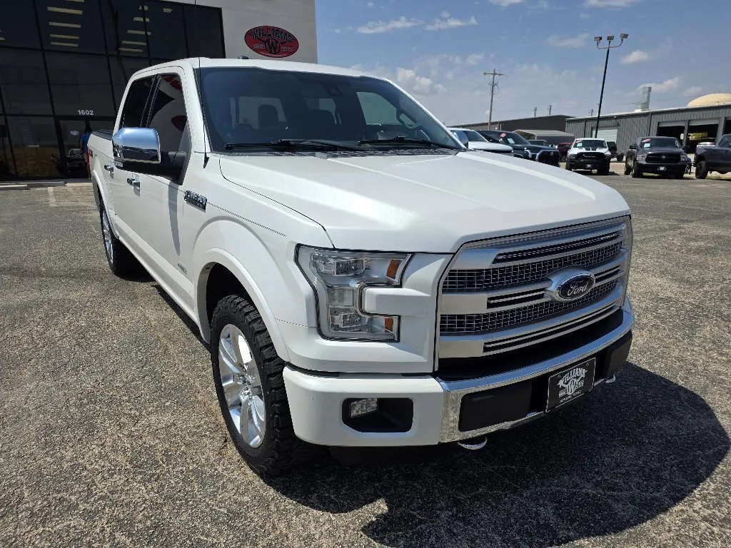 White 2015 FORD F-150 SUPERCREW for sale in Abilene, TX