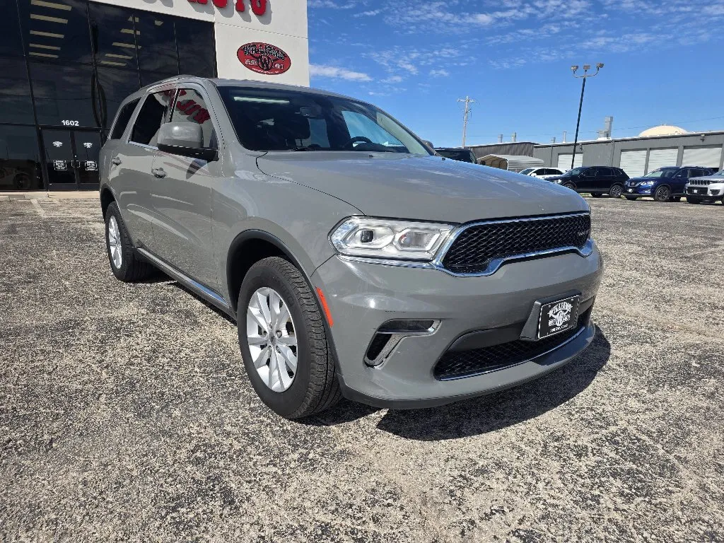 Gray 2021 DODGE DURANGO SXT for sale in Abilene, TX
