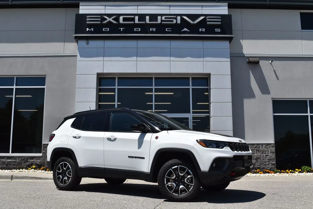 White 2024 Jeep Compass Trailhawk for sale in Randallstown, MD