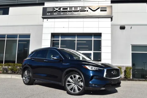 Blue 2022 INFINITI QX50 Sensory for sale in Randallstown, MD
