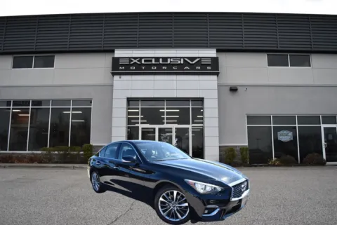 Black 2022 INFINITI Q50 LUXE for sale in Randallstown, MD