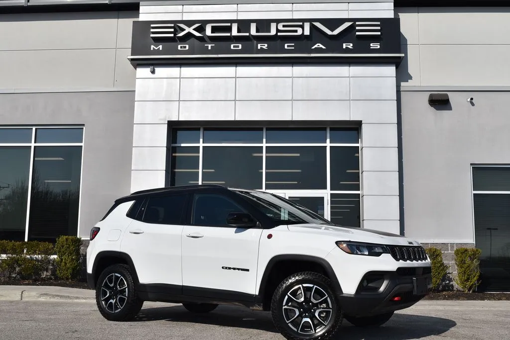 White 2024 Jeep Compass Trailhawk for sale in Randallstown, MD