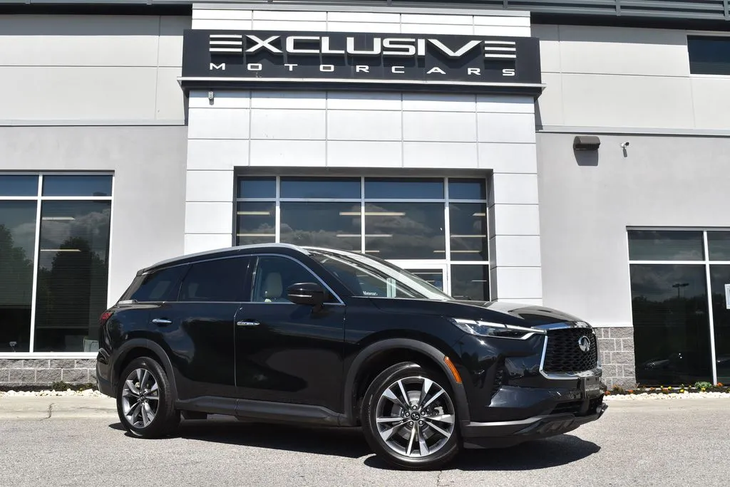 Black 2023 INFINITI QX60 LUXE for sale in Randallstown, MD