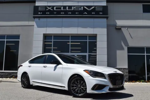 White 2019 Genesis G80 3.3T Sport for sale in Randallstown, MD