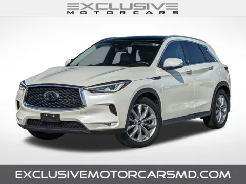 White 2021 INFINITI QX50 LUXE for sale in Randallstown, MD