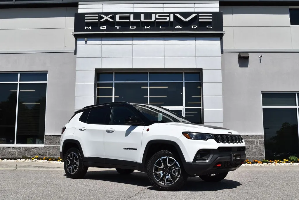 White 2025 Jeep Compass Trailhawk for sale in Randallstown, MD