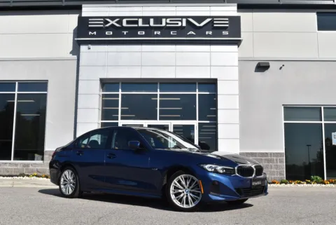 Blue 2023 BMW 3 Series 330e iPerformance for sale in Randallstown, MD