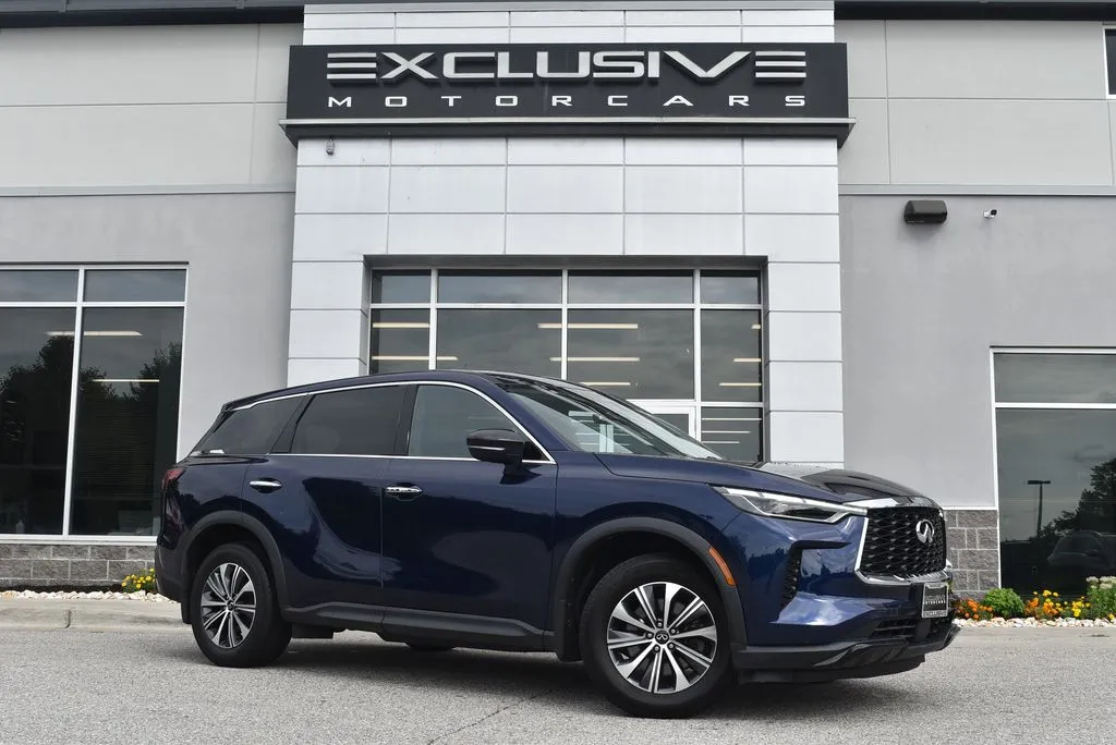 Blue 2023 INFINITI QX60 PURE for sale in Randallstown, MD