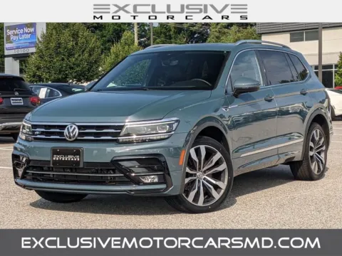 Blue 2021 Volkswagen Tiguan 2.0T SEL Premium R-Line for sale in Randallstown, MD