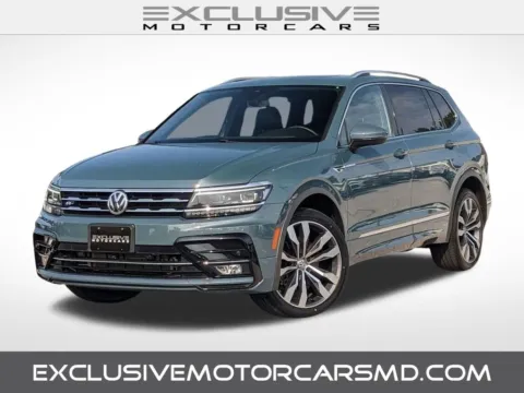 Blue 2021 Volkswagen Tiguan 2.0T SEL Premium R-Line for sale in Randallstown, MD