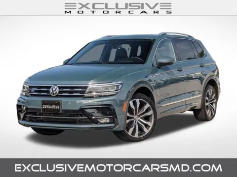 Blue 2021 Volkswagen Tiguan 2.0T SEL Premium R-Line for sale in Randallstown, MD