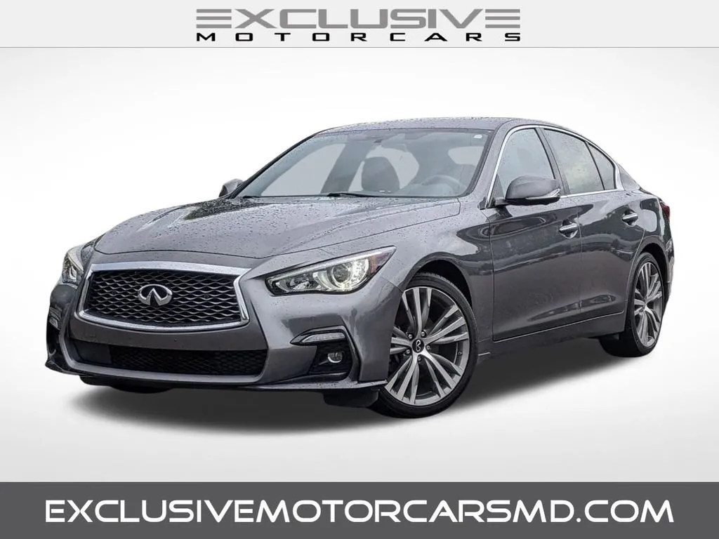 Gray 2021 INFINITI Q50 3.0t SENSORY for sale in Randallstown, MD