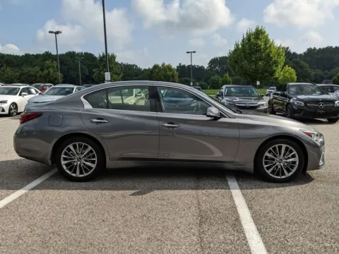 Gray 2022 INFINITI Q50 LUXE for sale in Randallstown, MD