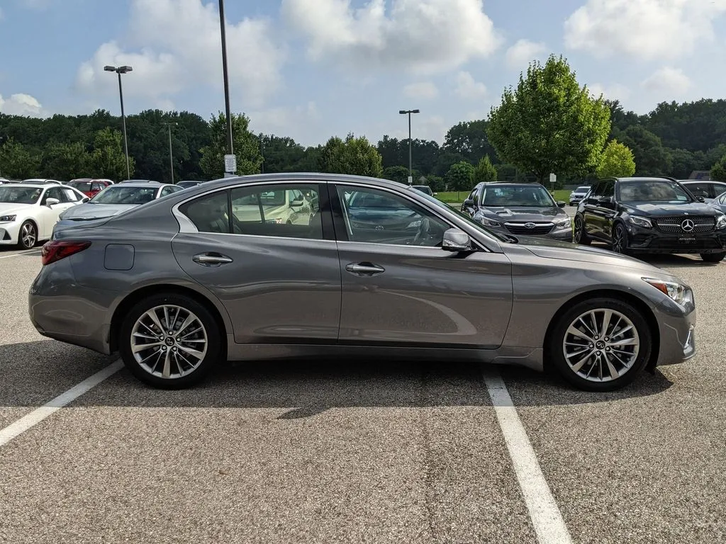 Gray 2022 INFINITI Q50 LUXE for sale in Randallstown, MD