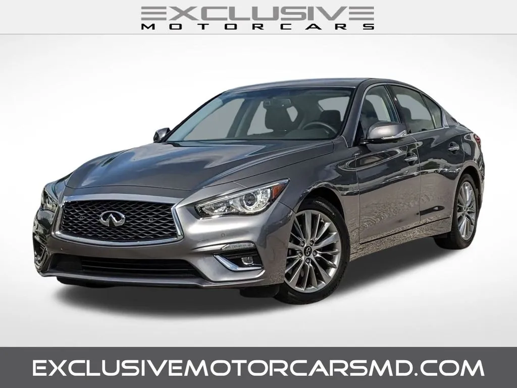 Gray 2022 INFINITI Q50 LUXE for sale in Randallstown, MD