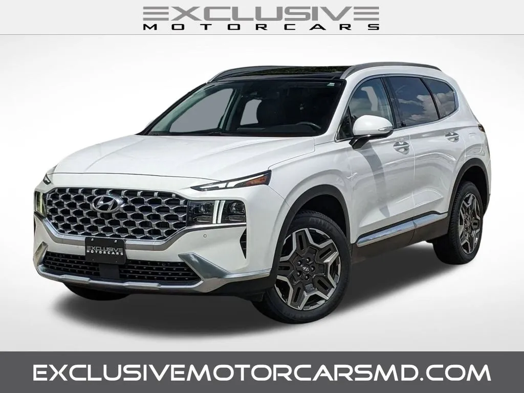 White 2023 Hyundai Santa Fe Limited for sale in Randallstown, MD