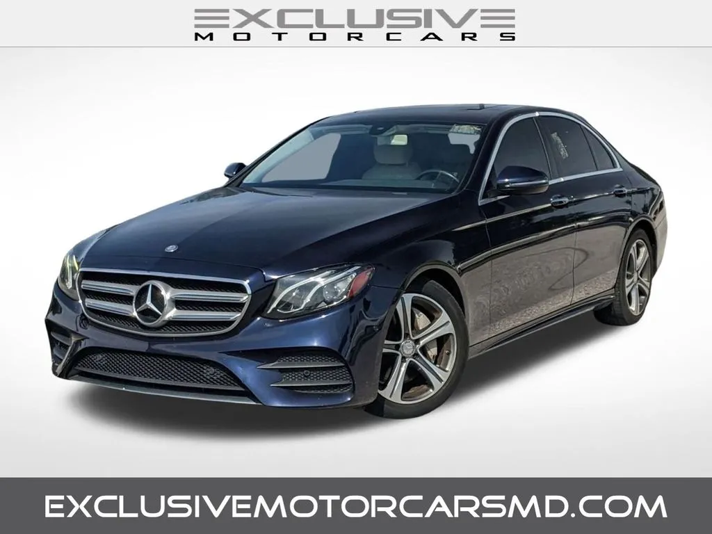 Blue 2017 Mercedes-Benz E-Class E 300 for sale in Randallstown, MD