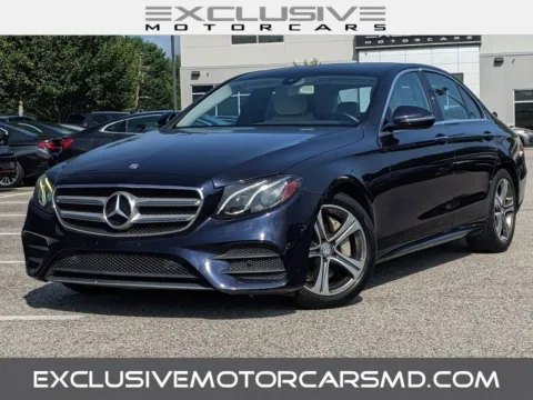 Blue 2017 Mercedes-Benz E-Class E 300 for sale in Randallstown, MD