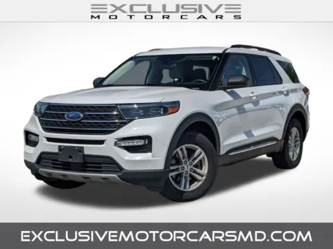 White 2022 Ford Explorer XLT for sale in Randallstown, MD