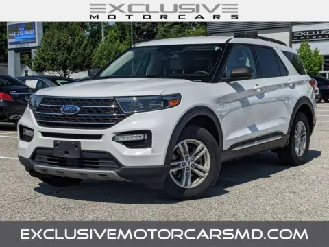 White 2022 Ford Explorer XLT for sale in Randallstown, MD