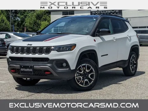 White 2024 Jeep Compass Trailhawk for sale in Randallstown, MD