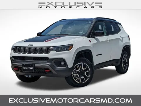 White 2024 Jeep Compass Trailhawk for sale in Randallstown, MD