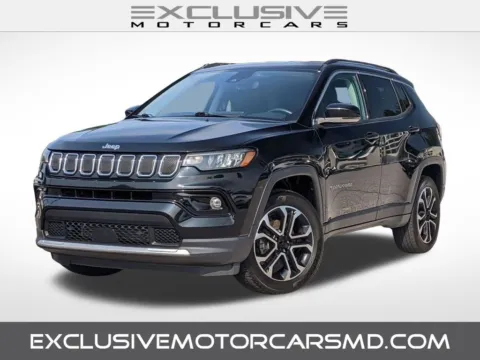 Black 2022 Jeep Compass Limited for sale in Randallstown, MD