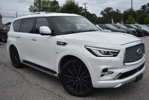 White 2019 INFINITI QX80 Limited for sale in Randallstown, MD