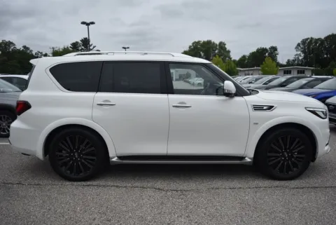 White 2019 INFINITI QX80 Limited for sale in Randallstown, MD