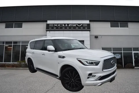 White 2019 INFINITI QX80 Limited for sale in Randallstown, MD
