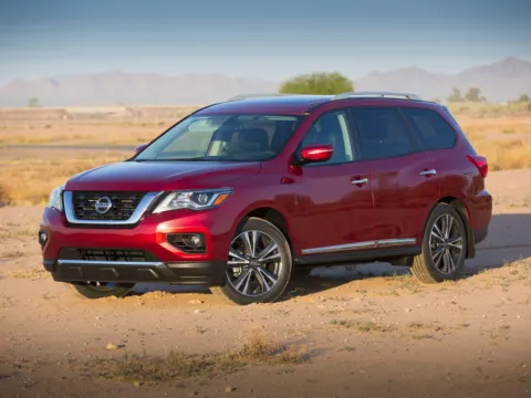 Black 2020 Nissan Pathfinder Platinum for sale in Randallstown, MD