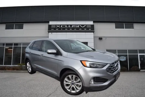 Silver 2022 Ford Edge Titanium for sale in Randallstown, MD