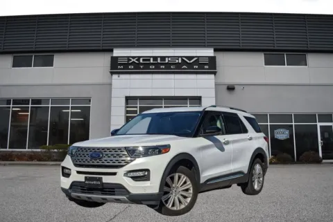 White 2021 Ford Explorer Limited for sale in Randallstown, MD
