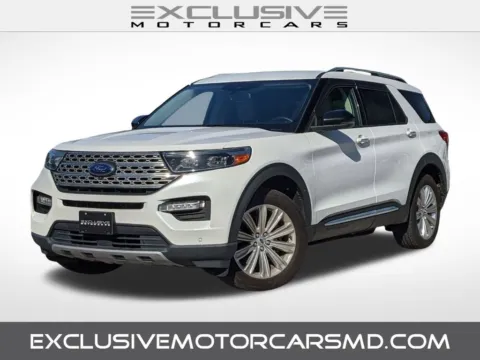 White 2021 Ford Explorer Limited for sale in Randallstown, MD